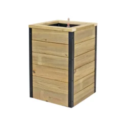 Jardinera De Madera Con Autorriego 40x40x60 Cm Nidum Hortalia