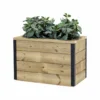 Jardinera De Madera Con Autorriego 60x34x40 Cm Nidum Hortalia