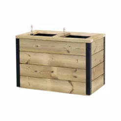 Jardinera De Madera Con Autorriego 60x34x40 Cm Nidum Hortalia
