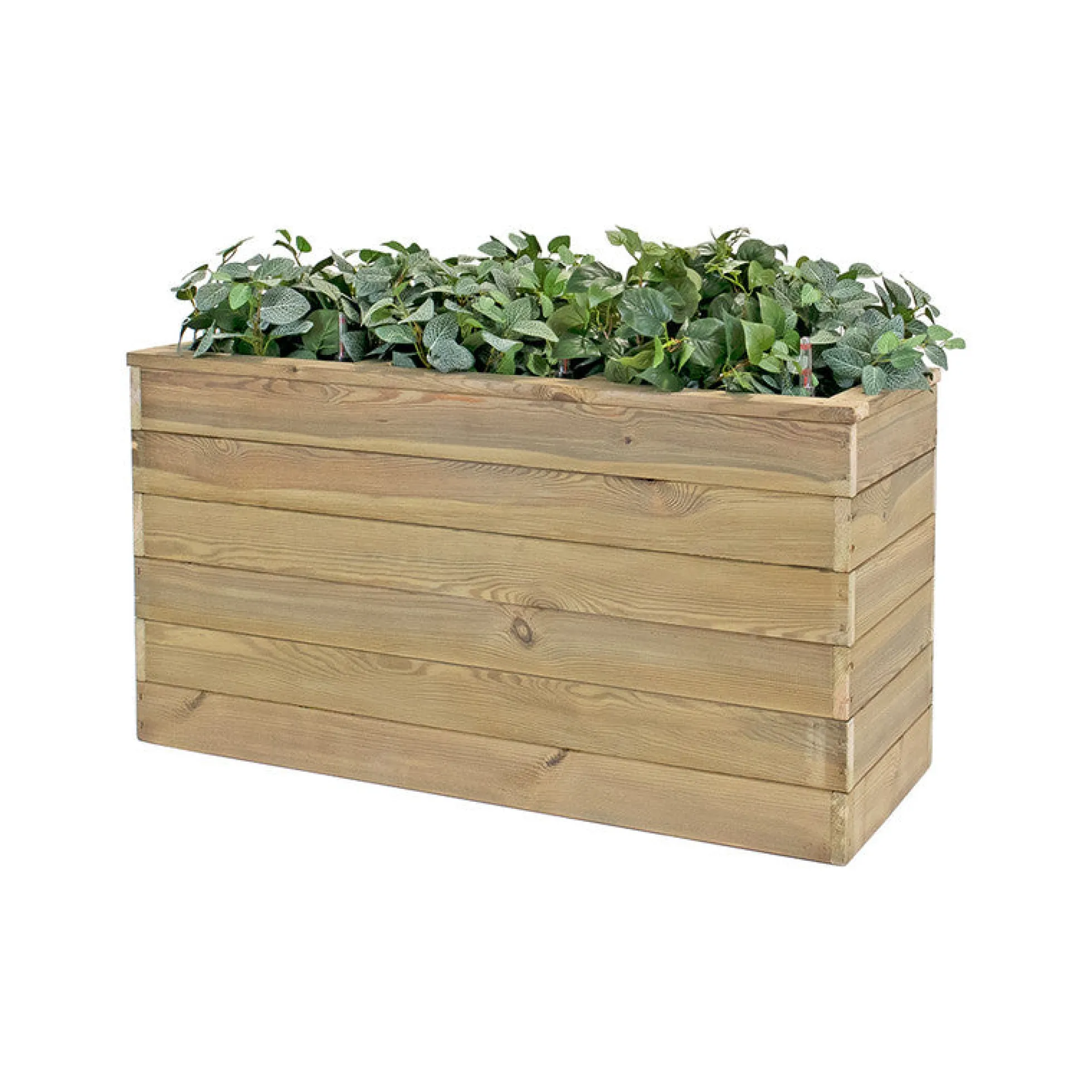 Jardinera De Madera Con Autorriego 110x40x60 Cm Nidum Basic Hortalia