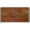 Jardinera De Madera Maciza De Pino Marrón 120x80 Cm
