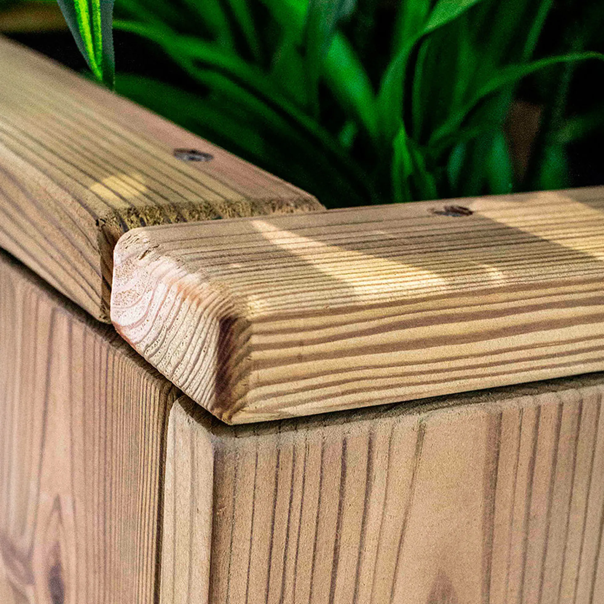 Jardinera De Madera Para Exterior 120x34x60 Cm Atrium Hortalia