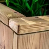 Jardinera De Madera Para Exterior 100x34x40 Cm Atrium Hortalia
