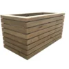 Jardinera Luxe De Madera Tratada Vidahuerto 120x60x60 Cm.