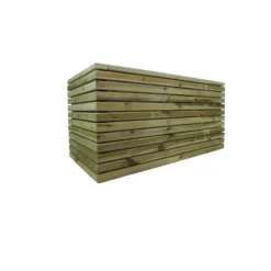 Jardinera Luxe De Madera Tratada Vidahuerto 120x60x60 Cm.