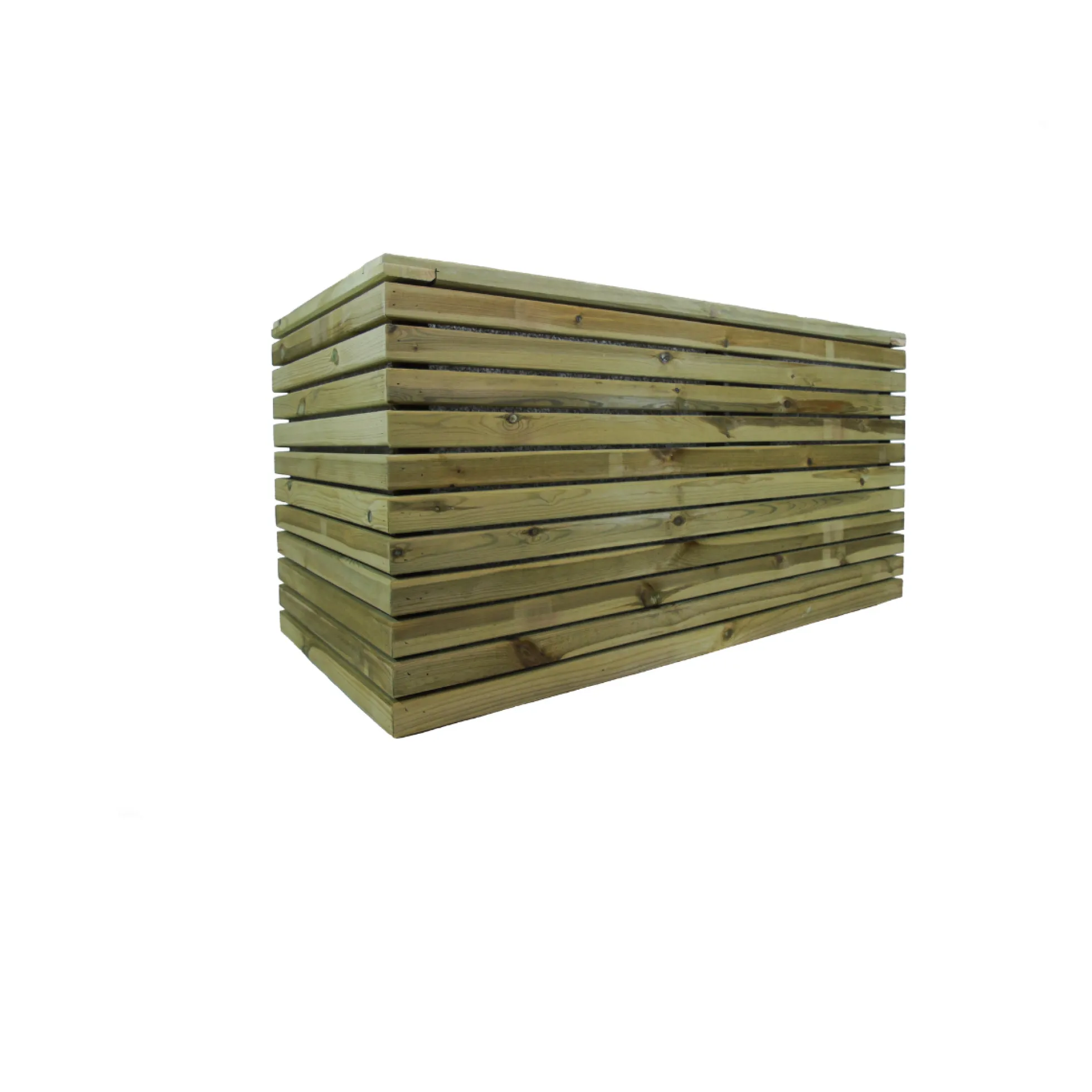 Jardinera Luxe De Madera Tratada Vidahuerto 120x60x60 Cm.