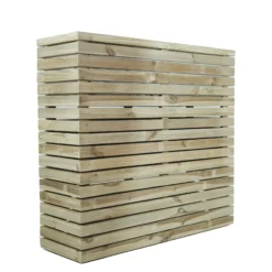 Jardinera Luxe Torre De Madera Tratada Vidahuerto 120x30x90 Cm.
