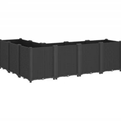 Jardinera Pp Negro 160x120x53 Cm