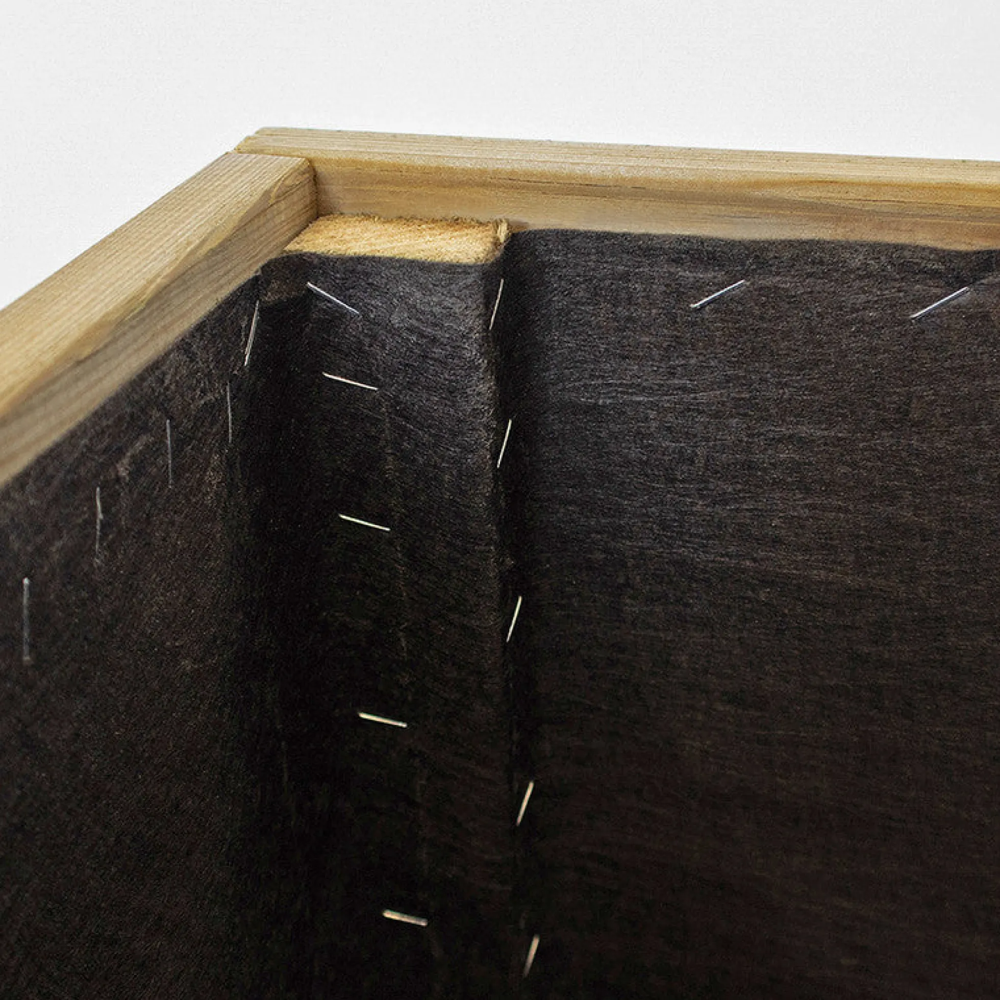 Jardinera Rectangular De Madera Tratada 80x30x40 Cm Ghio Hortalia