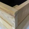 Jardinera Rectangular De Madera Tratada 60x30x40 Cm Ghio Hortalia