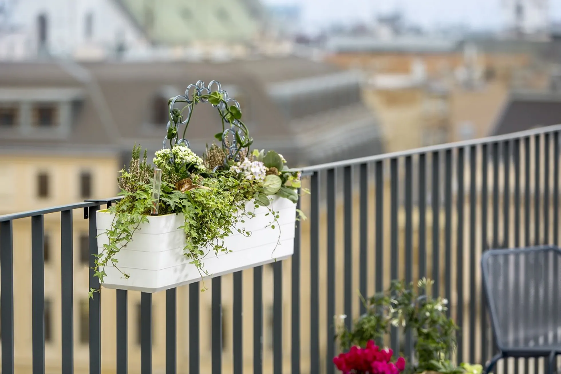 Jardineras Con Autorriego Berberis 60 Blanco