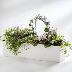 Jardineras Con Autorriego Berberis 60 Blanco