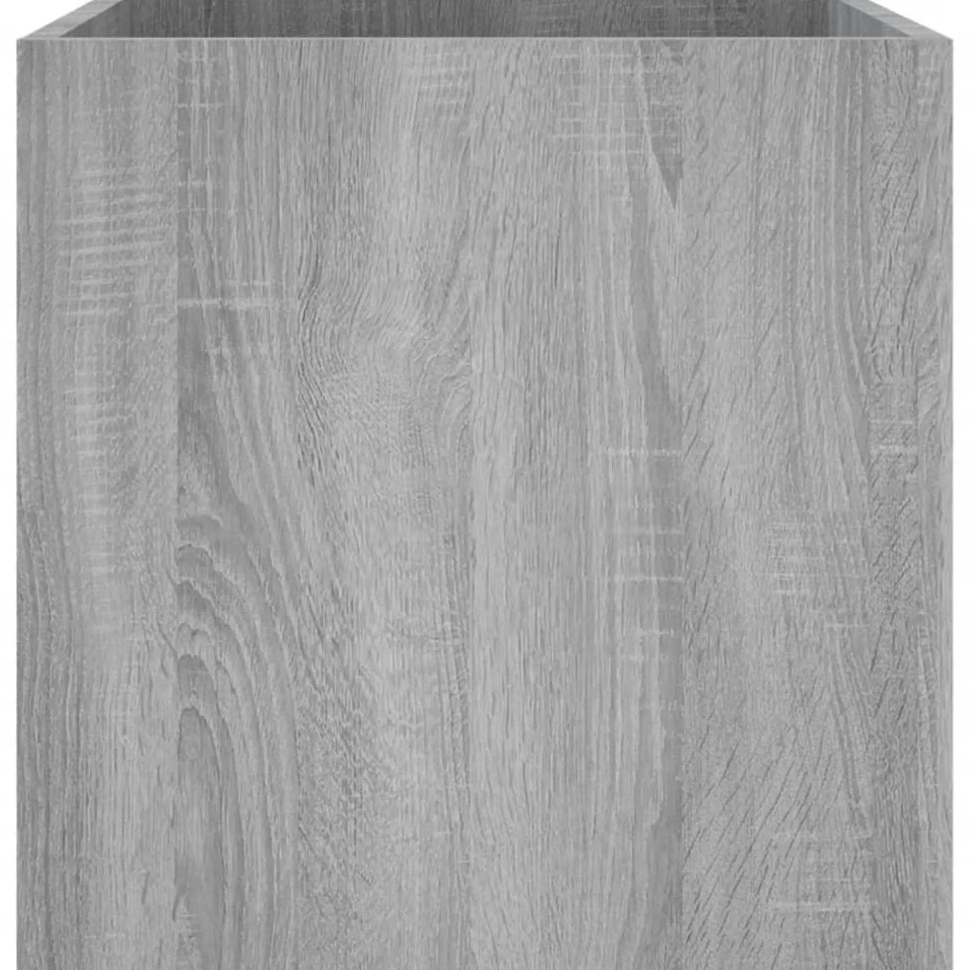 Jardinera Sonoma Gris 40x40x40 Cm Madera De Ingeniería