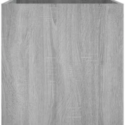 Jardinera Sonoma Gris 40x40x40 Cm Madera De Ingeniería