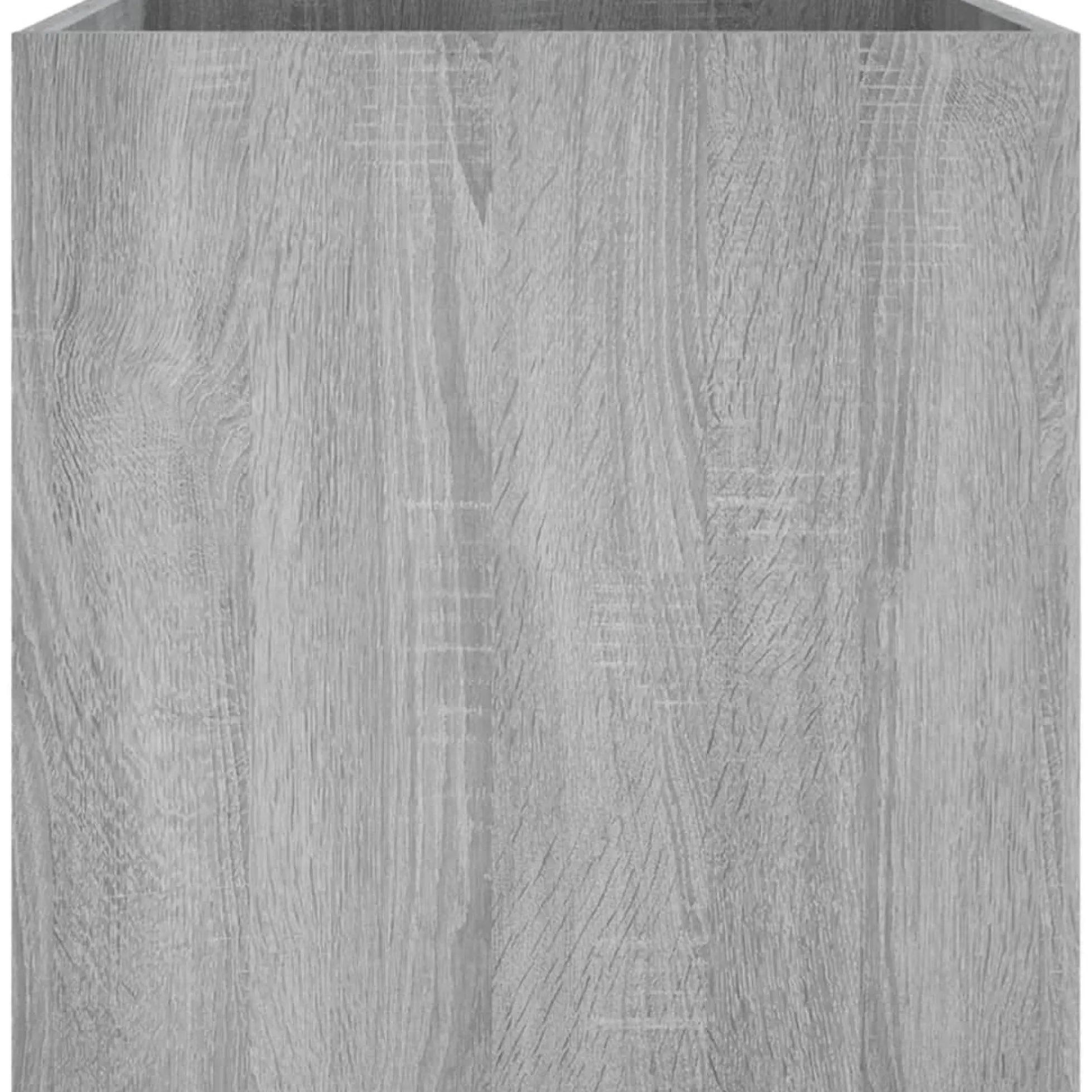 Jardinera Sonoma Gris 40x40x40 Cm Madera De Ingeniería