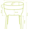 Jardinera Urbalive High Verde Claro Con Auto-riego