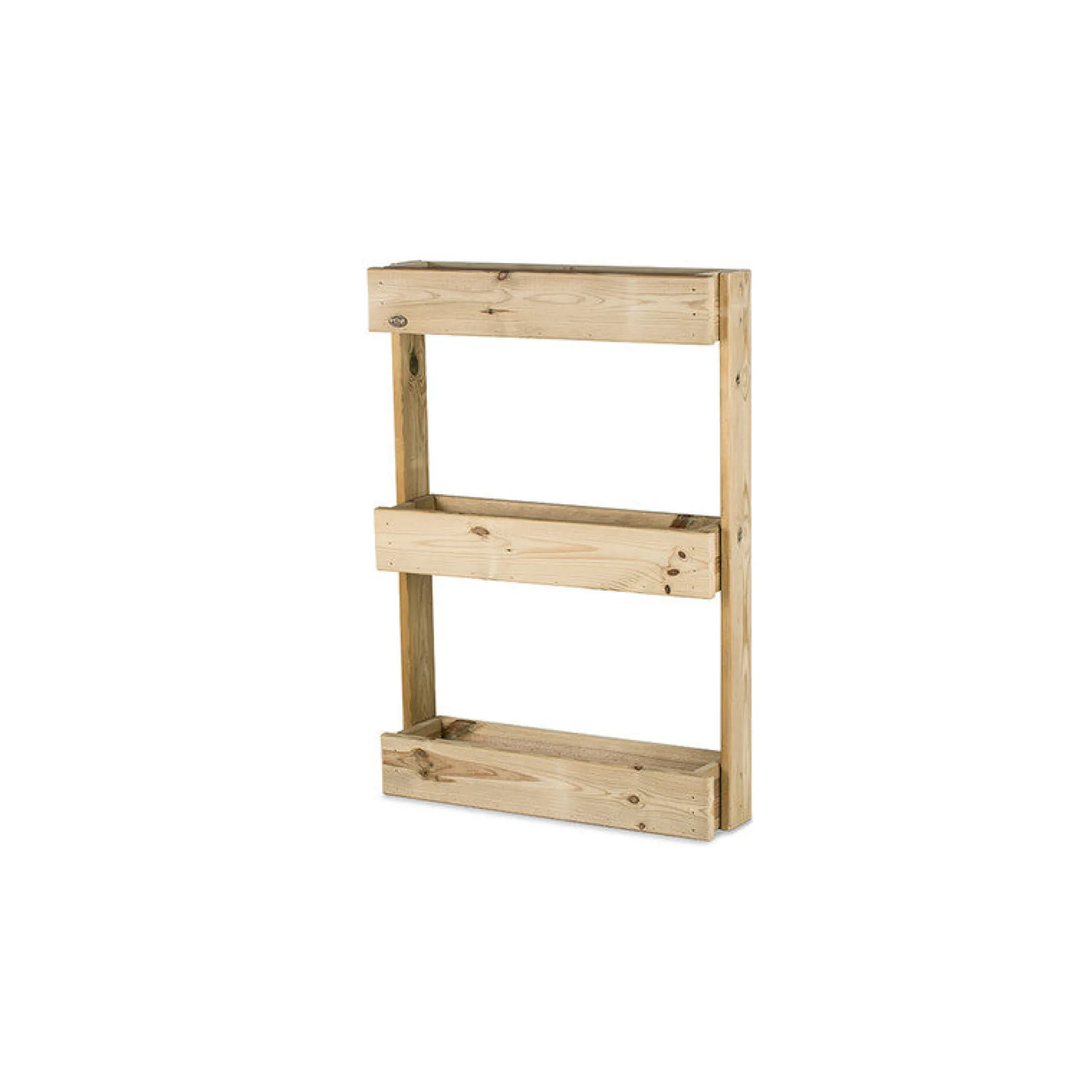 Jardinera Vertical Stand Line Wall 3B Madera Tratada Exterior Hortalia