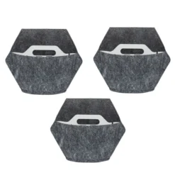 Jardín Vertical Modular Citysens Con Riego Automático De 3 Maceteros – Gris Claro Con Funda Téxtil Reciclada