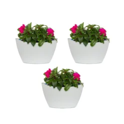 Jardín Vertical Modular Citysens Con Riego Manual De 3 Maceteros – Gris Claro, Polipropileno 100% Reciclado