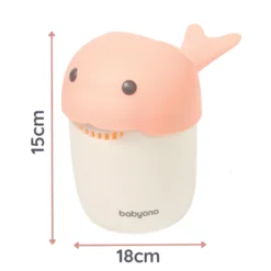 Jarra Del Baño Para Bebés Ballena Pink