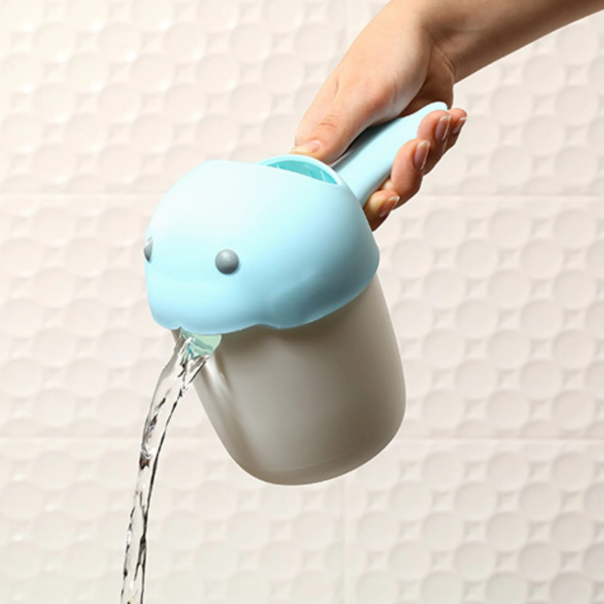 Jarra Del Baño Para Bebés Ballena Pink