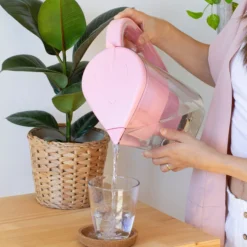 Jarra Rosa Alkanatur Drops con 1 filtro Zeolita Clinoptilolita