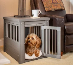 Jaula Para Perros Confort Modelo Arkansas - Perrera De Interior - Cuatro Colores Y Tres Tamaños A Elegir Gris