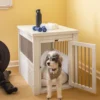 Jaula Para Perros Confort Modelo Arkansas - Perrera De Interior - Cuatro Colores Y Tres Tamaños A Elegir Blanco