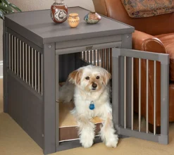 Jaula Para Perros Confort Modelo Arkansas - Perrera De Interior - Cuatro Colores Y Tres Tamaños A Elegir Gris