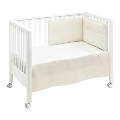 Juego de colcha + protector para cuna Star 60x120 cm. Beige