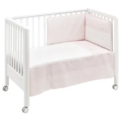Juego de colcha + protector para cuna Star 60x120 cm. Beige