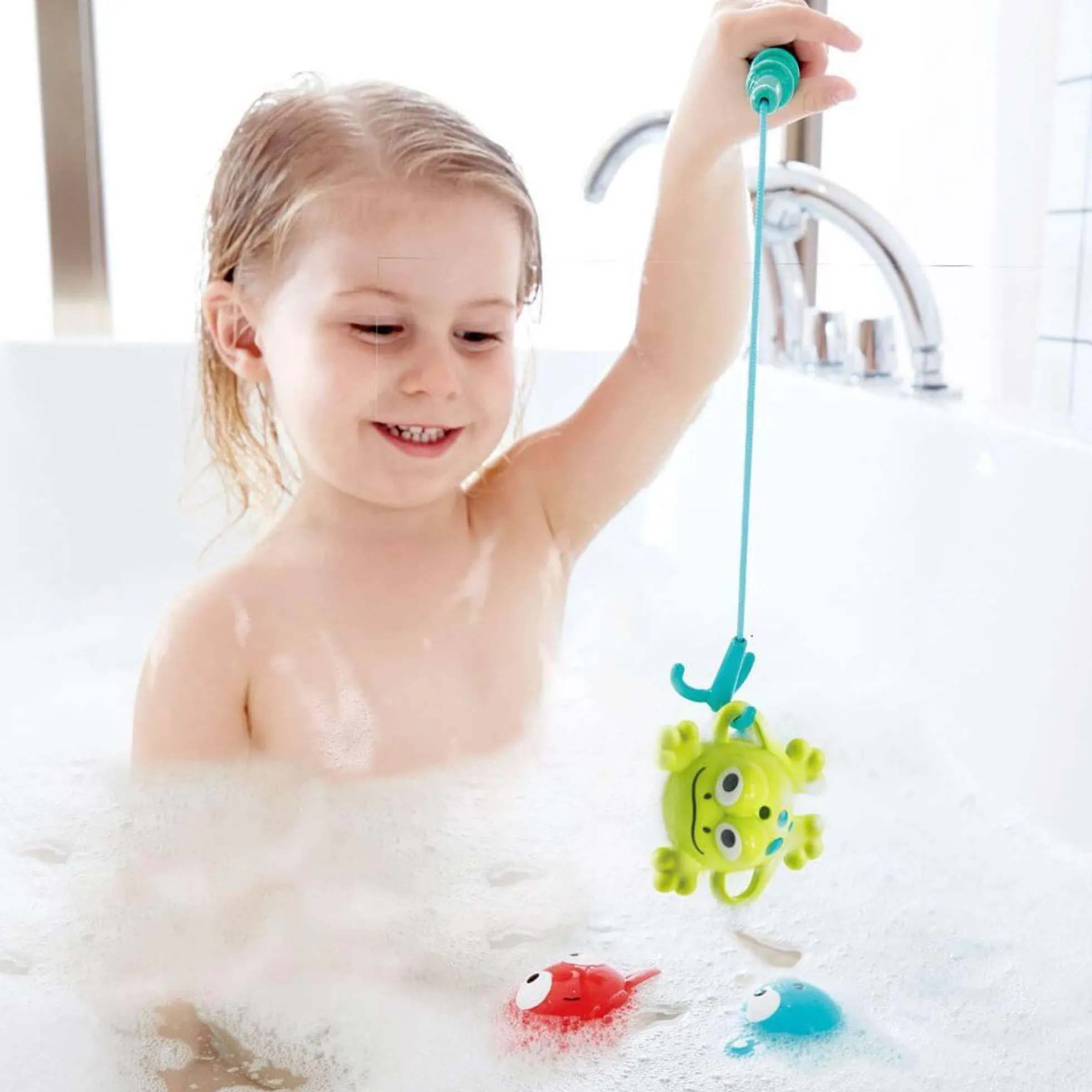 Juguete Baño Double Fun Fishing Hape