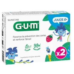 Junior duo pack gel dentífrico Gum 2x50ml