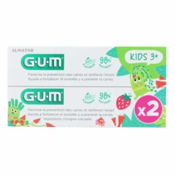 Kids duo pack gel dent sabor fresa Gum 2x50ml