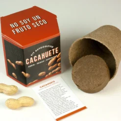 Kit Autocultivo Cacahuete | Cultiva tus Propios Peanuts en Casa | Regalo Divertido - Resetea