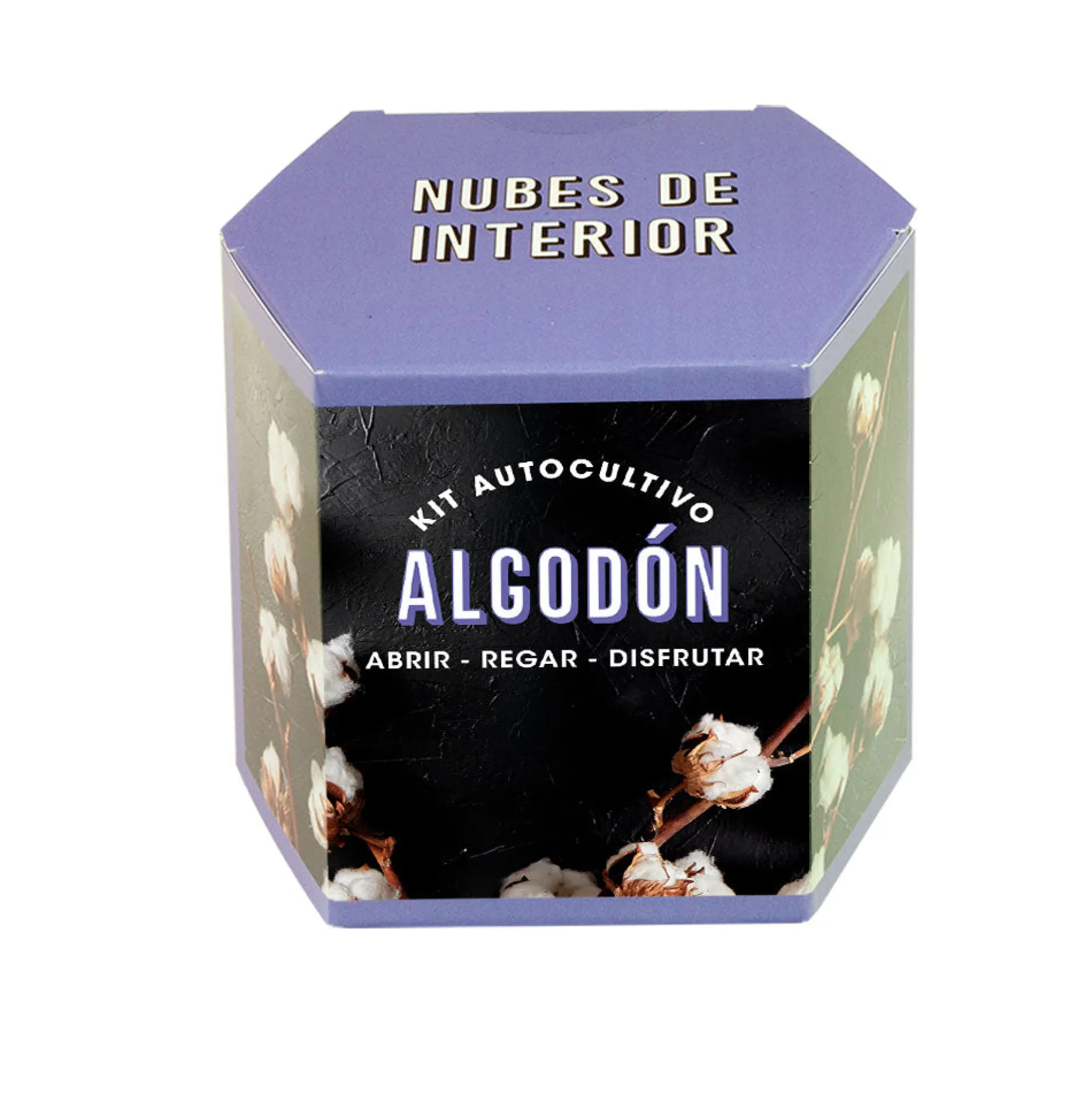 Kit Autocultivo de Algodón Cultiva tu Propia Planta en Casa | Regalo Original y Decorativo - Resetea