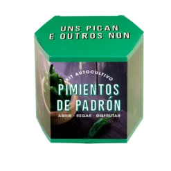 Kit Autocultivo Pimientos de Padrón Cultiva en Casa un Sabor Auténtico Gallego - Resetea