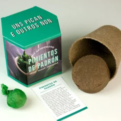 Kit Autocultivo Pimientos de Padrón Cultiva en Casa un Sabor Auténtico Gallego - Resetea