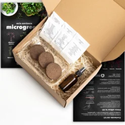 Kit Cultivo Microgreens Albahaca Morada, Berro, Girasol, Guisante, Rabanito y Remolacha - Resetea