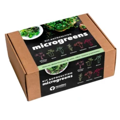 Kit Cultivo Microgreens Albahaca Morada, Berro, Girasol, Guisante, Rabanito y Remolacha - Resetea