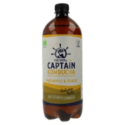 Kombucha Piña y Melocotón BIO Captain Kombucha 1 L