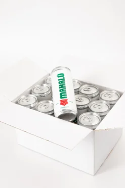 Kombucha vegana Makalú Pack 12 unidades Lata 330ml Sabor Hierbabuena
