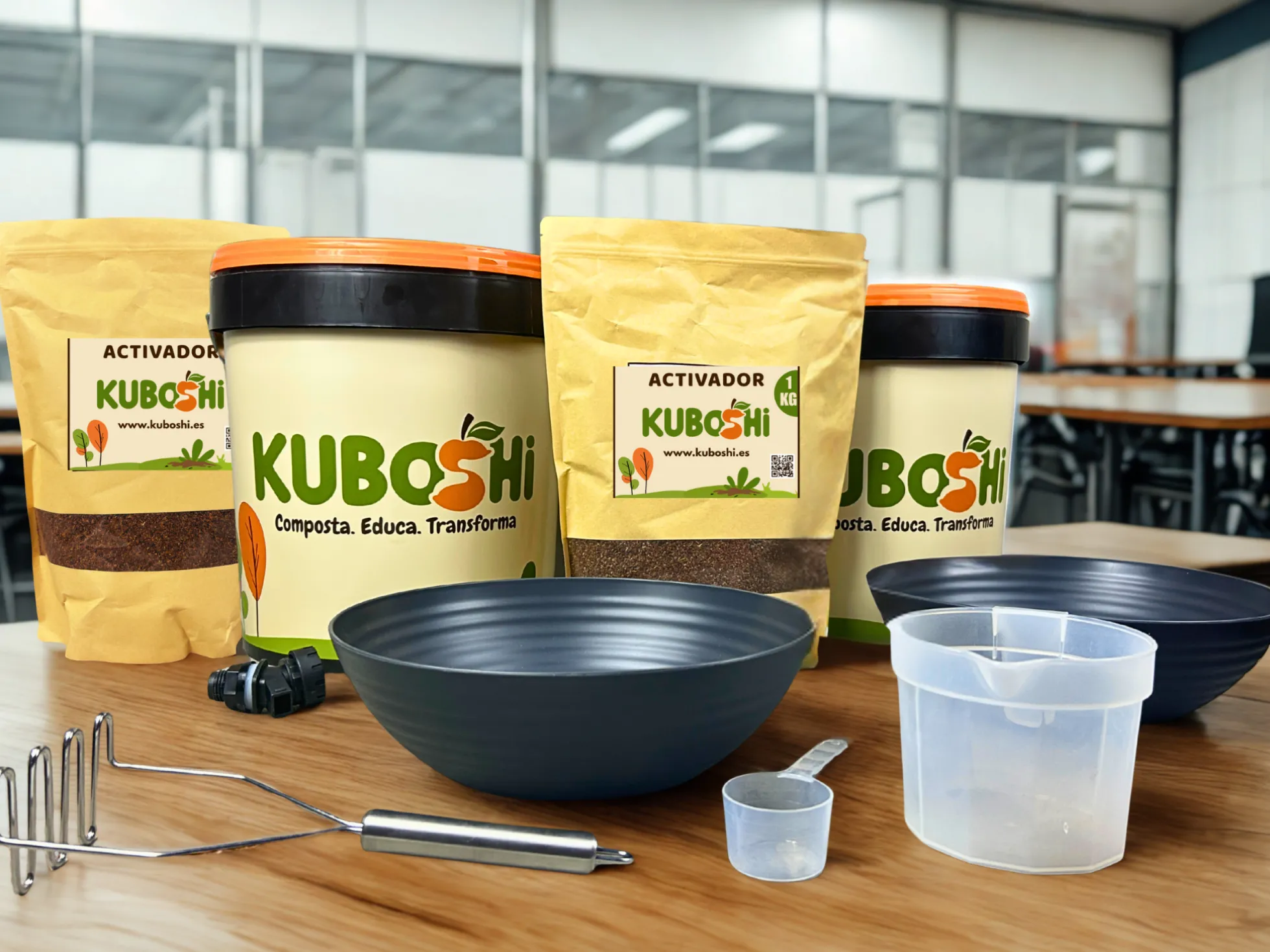 Kuboshi Extra: Pack De Compostaje Bokashi