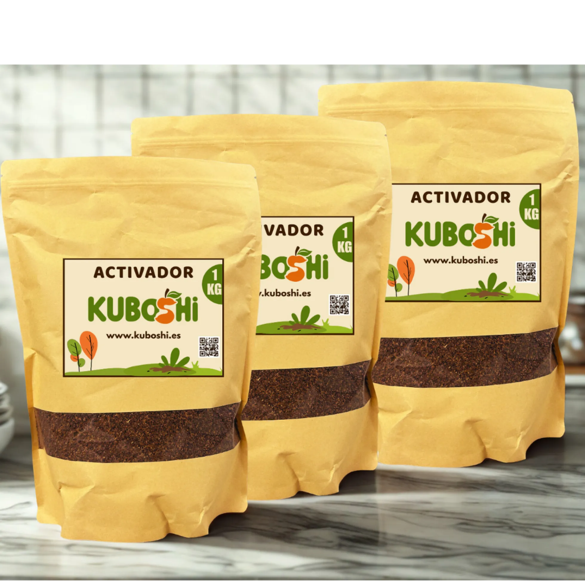 Kuboshi 3 kg: Activador De Compostaje Bokashi