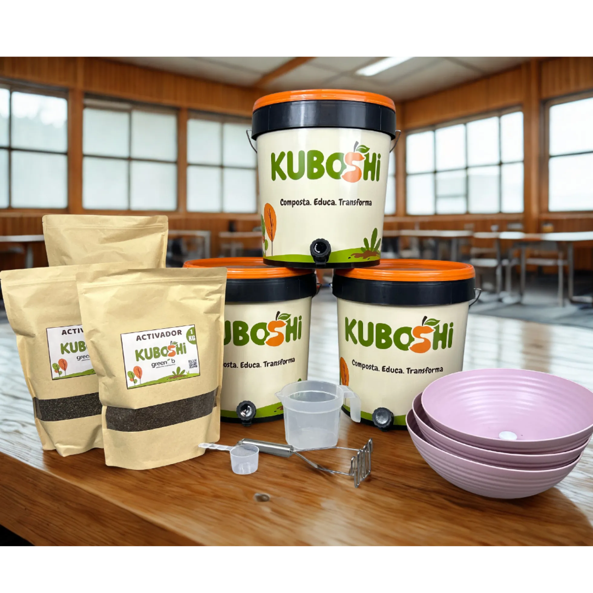 Kuboshi Plus: Pack De Compostaje Bokashi