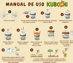 Kuboshi Plus: Pack De Compostaje Bokashi