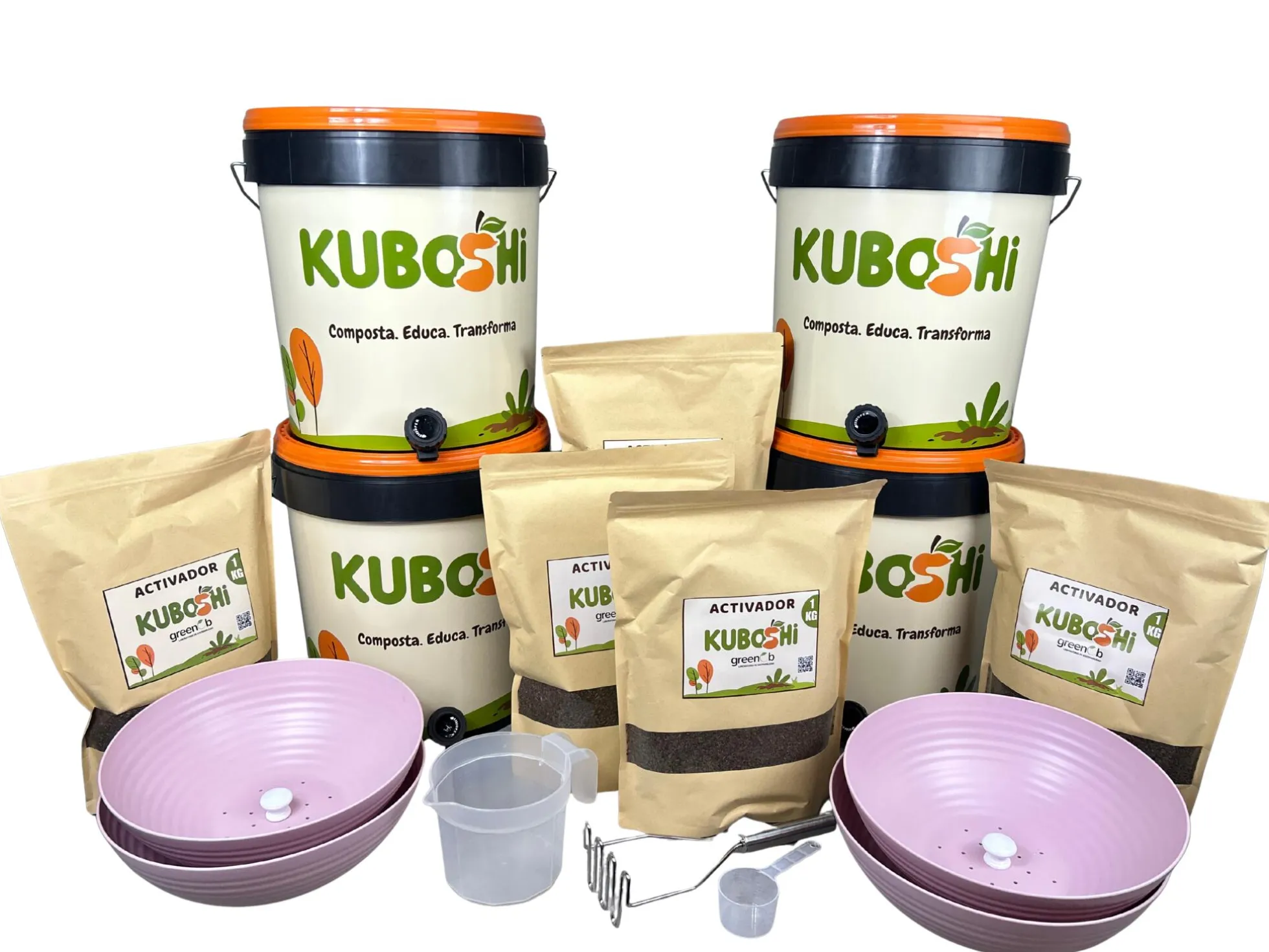 Kuboshi Pro: Pack De Compostaje Bokashi