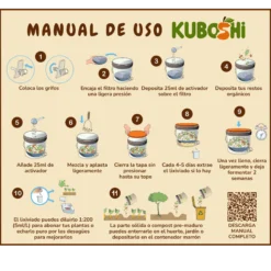 Kuboshi Pro: Pack De Compostaje Bokashi