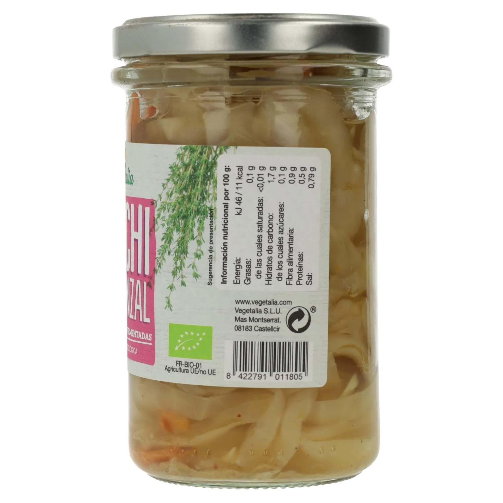 Lactofermentado Kimchi Provenzal Bio Vegetalia 235gr