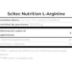 L-arginina - 300g - Neutro - Arginina - Scitec Nutrition